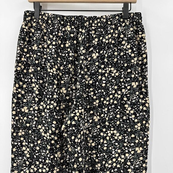 J. Crew Pull-On Wide-Leg Silk Pant in Fall Garden Floral Size Small - Picture 7 of 10